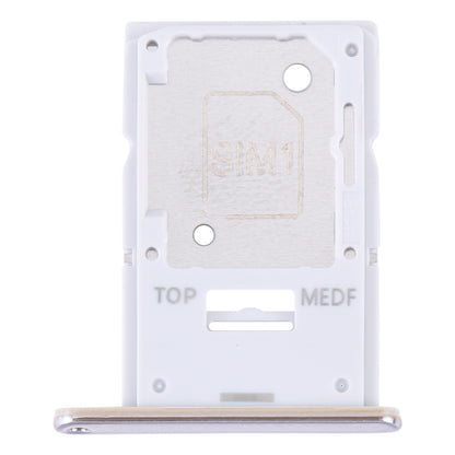 For Samsung Galaxy A54 SM-A546 Original SIM Card Tray + Micro SD Card Tray (Gold)
