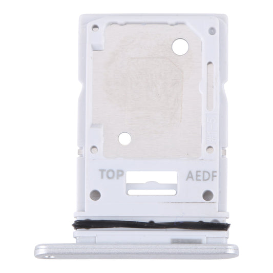 For Samsung Galaxy A54 SM-A546 Original SIM Card Tray + Micro SD Card Tray (Silver)