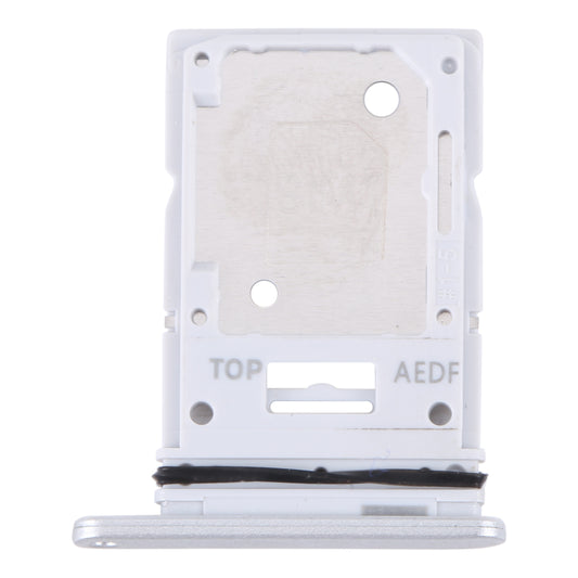 For Samsung Galaxy A54 SM-A546 Original SIM Card Tray + Micro SD Card Tray (Silver)