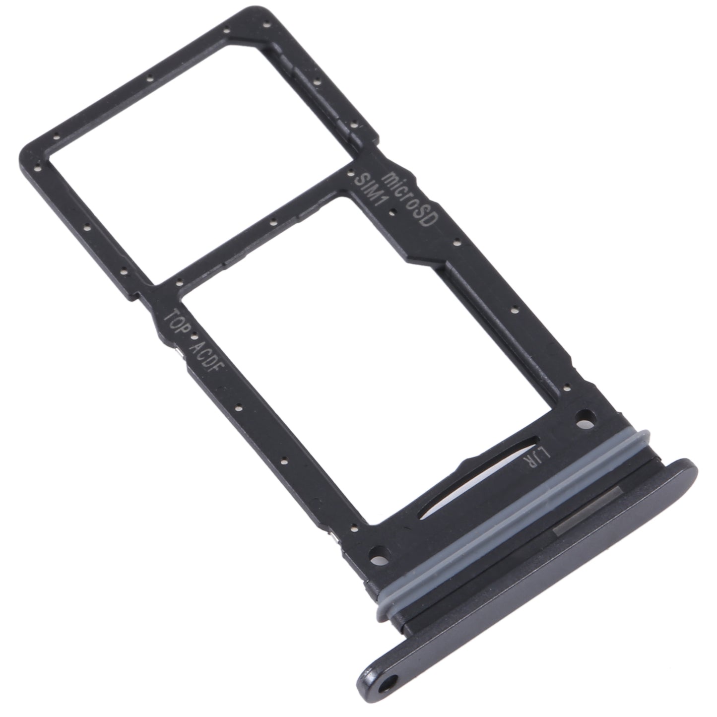 For Samsung Galaxy A34 SM-A346 Original SIM Card Tray + SIM / Micro SD Card Tray (Black)