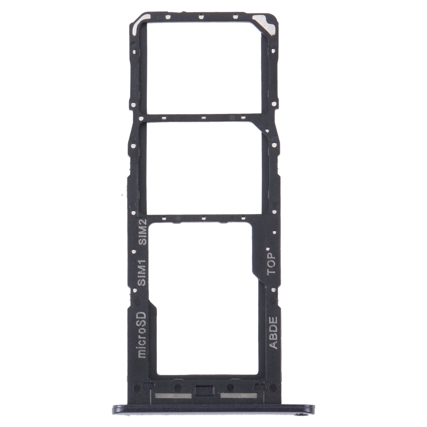 For Samsung Galaxy A24 SM-A245 Original SIM Card Tray + SIM Card Tray + Micro SD Card Tray (Black)
