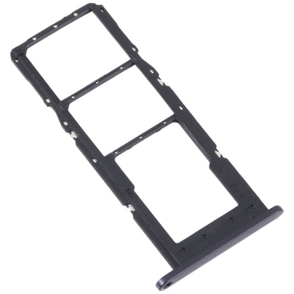 For Samsung Galaxy A24 SM-A245 Original SIM Card Tray + SIM Card Tray + Micro SD Card Tray (Black)