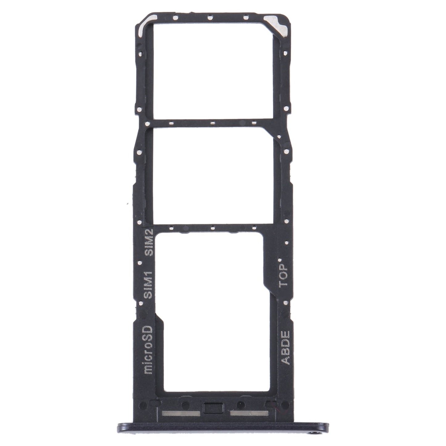 For Samsung Galaxy A24 SM-A245 Original SIM Card Tray + SIM Card Tray + Micro SD Card Tray (Black)