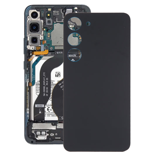 For Samsung Galaxy S23 SM-S911B OEM Glass Battery Back Cover(Black)