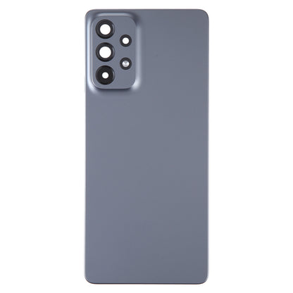 For Samsung Galaxy A73 5G SM-A736B Original Battery Back Cover with Camera Lens Frame(Black)
