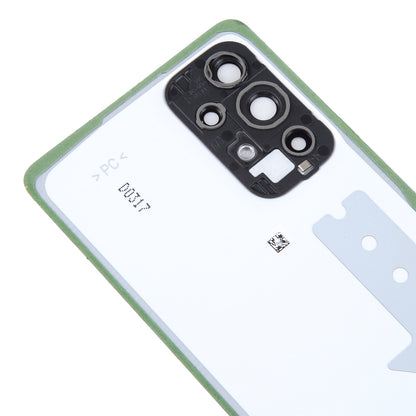 For Samsung Galaxy A73 5G SM-A736B Original Battery Back Cover with Camera Lens Frame(White)