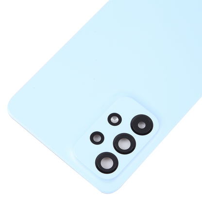 For Samsung Galaxy A33 5G SM-A336B Original Battery Back Cover with Camera Lens Frame(Blue)