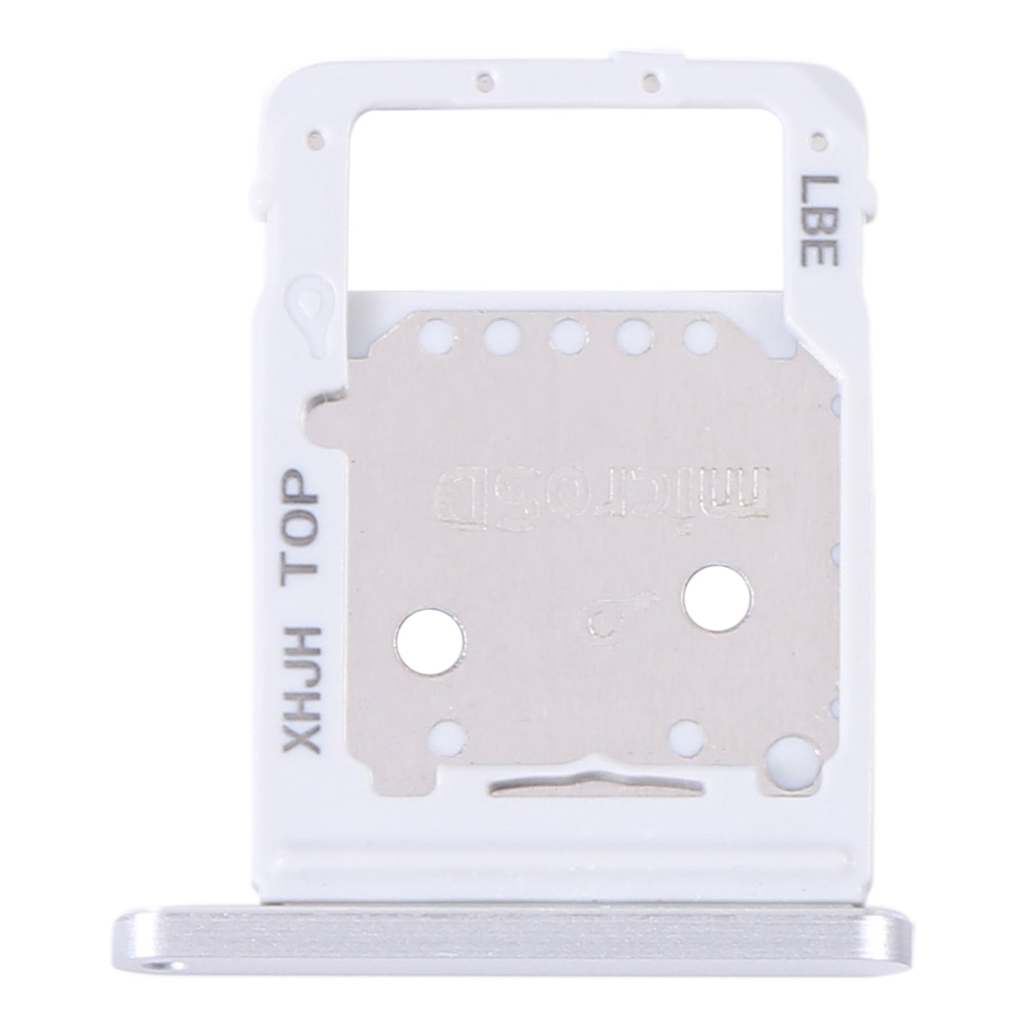 For Samsung Galaxy Tab S8+ SM-X800 Original SIM Card Tray + Micro SD Card Tray (Silver)