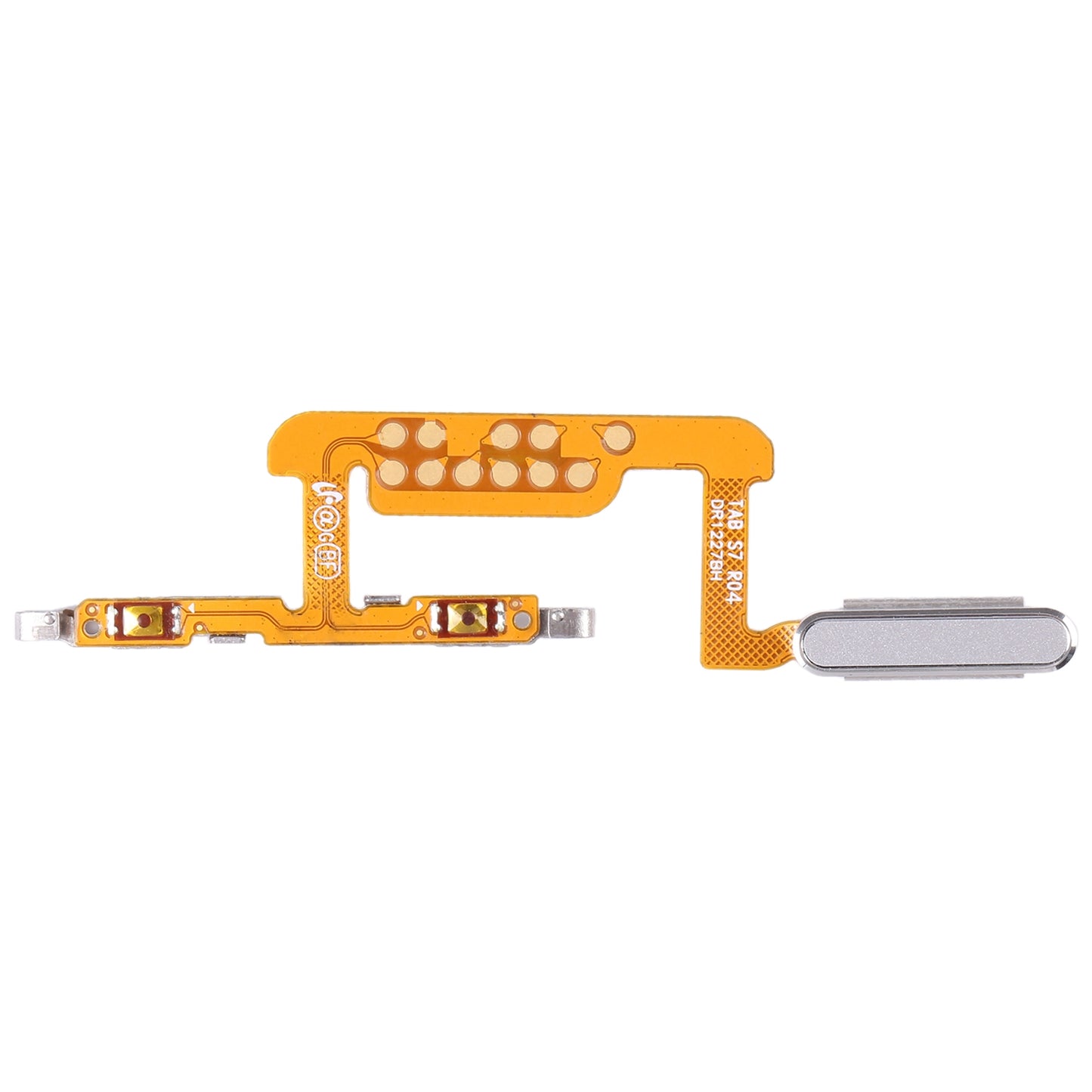 For Samsung Galaxy Tab S7 SM-T870 Original Power Button & Volume Button Flex Cable (Silver)