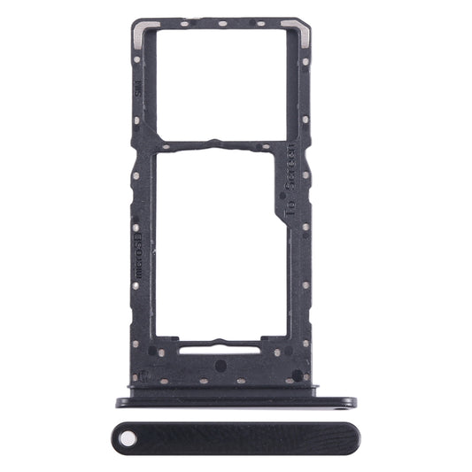 For Samsung Galaxy A14 4G SM-A145P Original SIM Card Tray + SIM Card Tray + Micro SD Card Tray (Black)