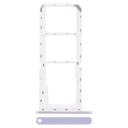 For Samsung Galaxy A14 5G SM-A146P Original SIM Card Tray + SIM Card Tray + Micro SD Card Tray (Silver)