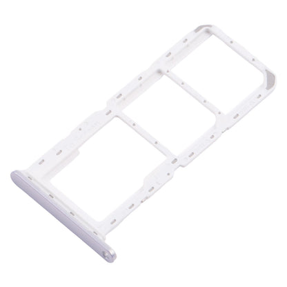 For Samsung Galaxy A14 5G SM-A146P Original SIM Card Tray + SIM Card Tray + Micro SD Card Tray (Silver)