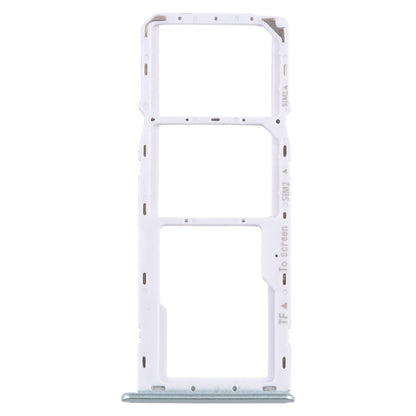 For Samsung Galaxy A22 5G SM-A226B Original SIM Card Tray + SIM Card Tray + Micro SD Card Tray (Green)