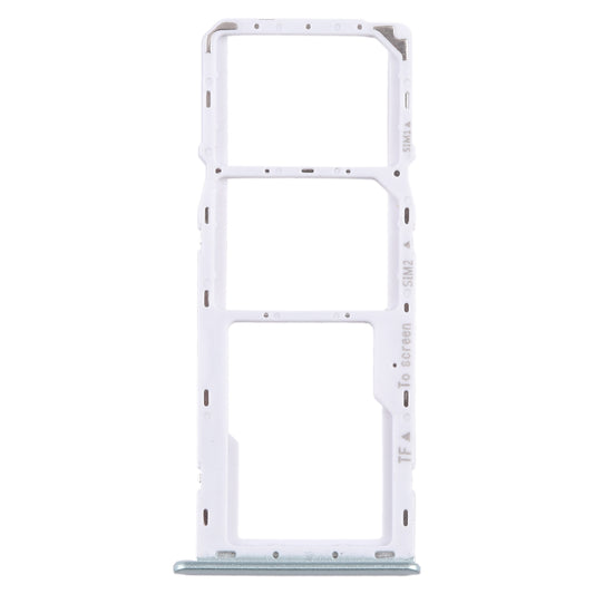 For Samsung Galaxy A22 5G SM-A226B Original SIM Card Tray + SIM Card Tray + Micro SD Card Tray (Green)