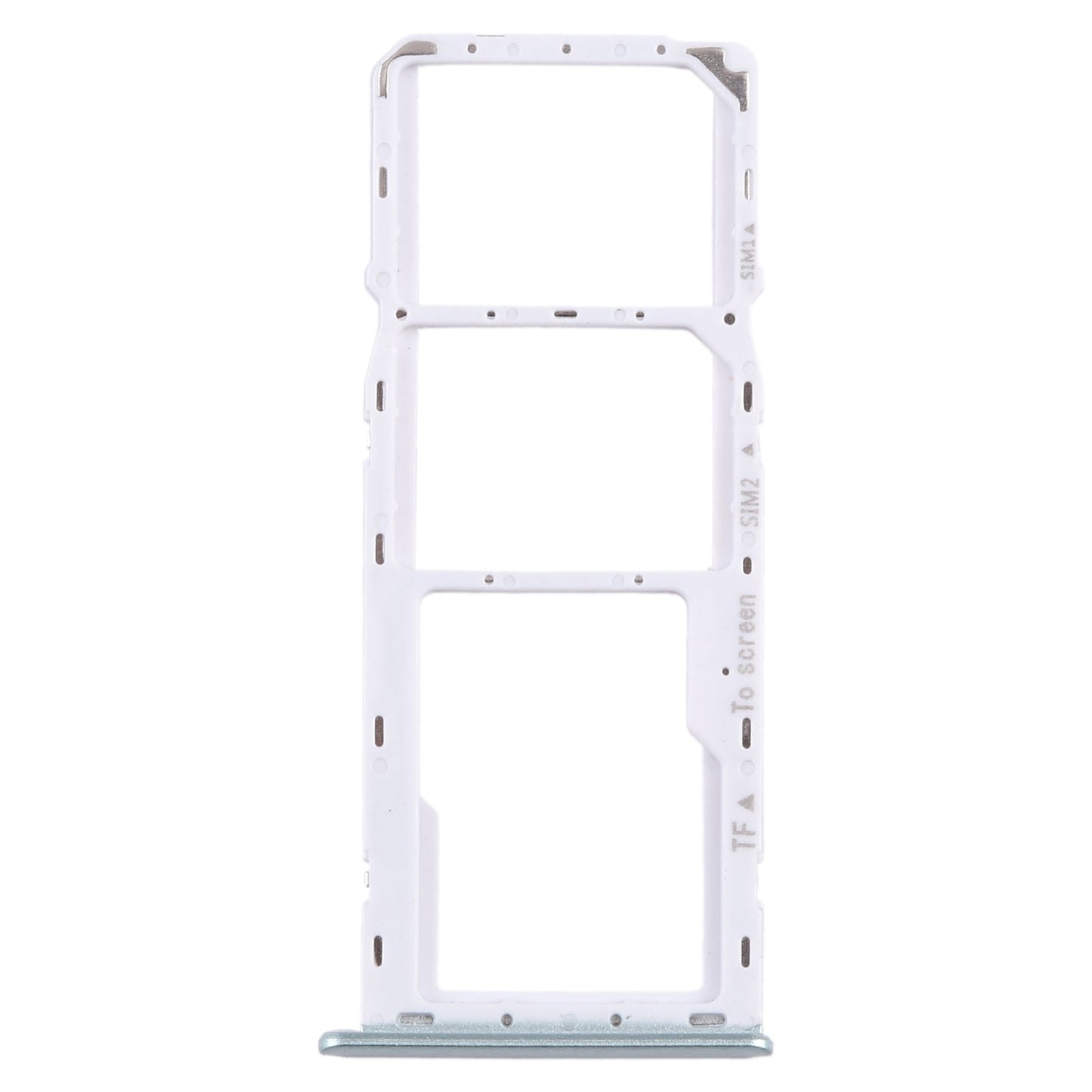 For Samsung Galaxy A22 5G SM-A226B Original SIM Card Tray + SIM Card Tray + Micro SD Card Tray (Green)