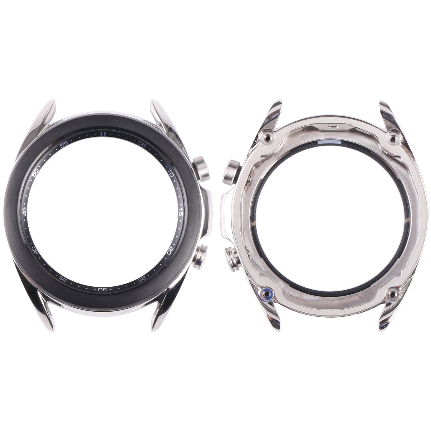 Original LCD Screen Frame Bezel Plate For Samsung Galaxy Watch 3 41mm SM-R850 (Silver)