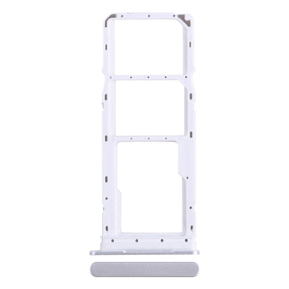 For Samsung Galaxy A05 SM-A055 Original SIM + SIM Card Tray + Micro SD Card Tray (Silver)
