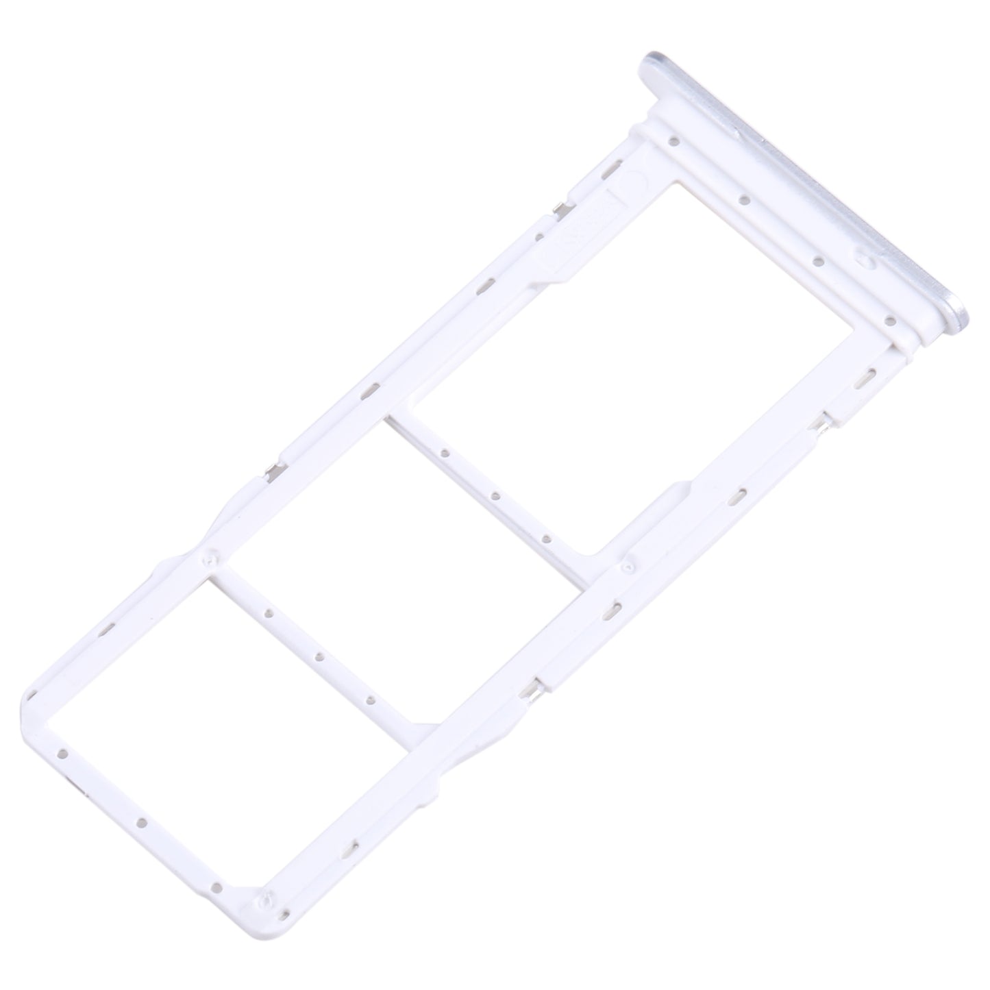 For Samsung Galaxy A05 SM-A055 Original SIM + SIM Card Tray + Micro SD Card Tray (Silver)