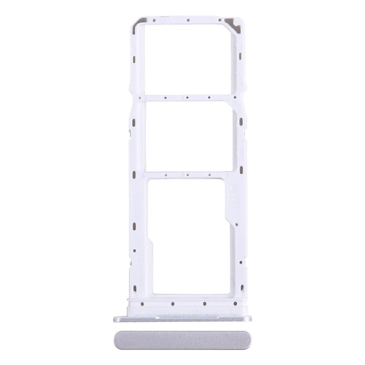 For Samsung Galaxy A05 SM-A055 Original SIM + SIM Card Tray + Micro SD Card Tray (Silver)