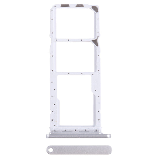 For Samsung Galaxy A05s SM-A057 Original SIM + SIM Card Tray + Micro SD Card Tray (Silver)