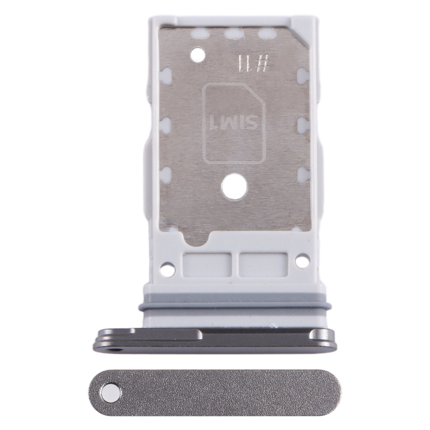 For Samsung Galaxy S24 Ultra 5G SM-S928B Original SIM + SIM Card Tray (Black)