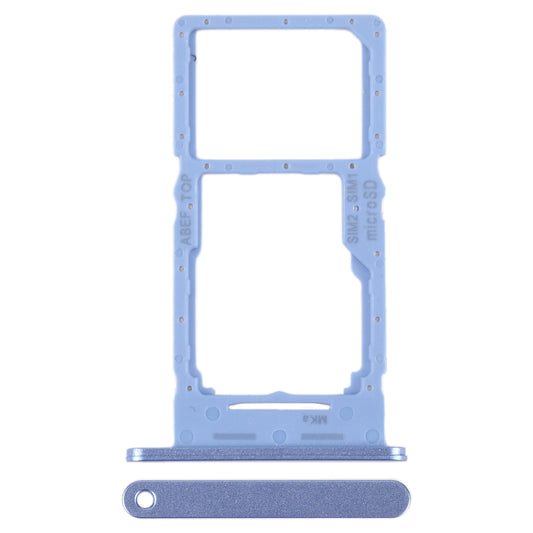 For Samsung Galaxy A25 5G SM-A256B Original SIM Card Tray + SIM Card Tray / Micro SD Card Tray (Blue)