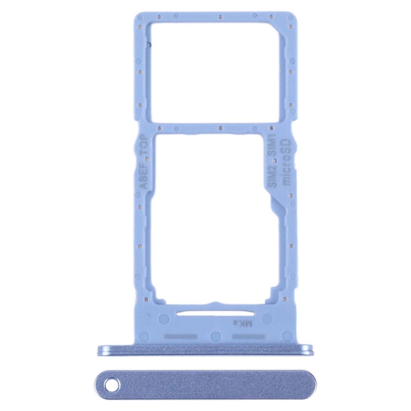 For Samsung Galaxy A25 5G SM-A256B Original SIM Card Tray + SIM Card Tray / Micro SD Card Tray (Blue)