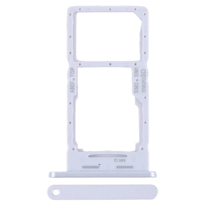 For Samsung Galaxy A25 5G SM-A256B Original SIM Card Tray + SIM Card Tray / Micro SD Card Tray (Silver)