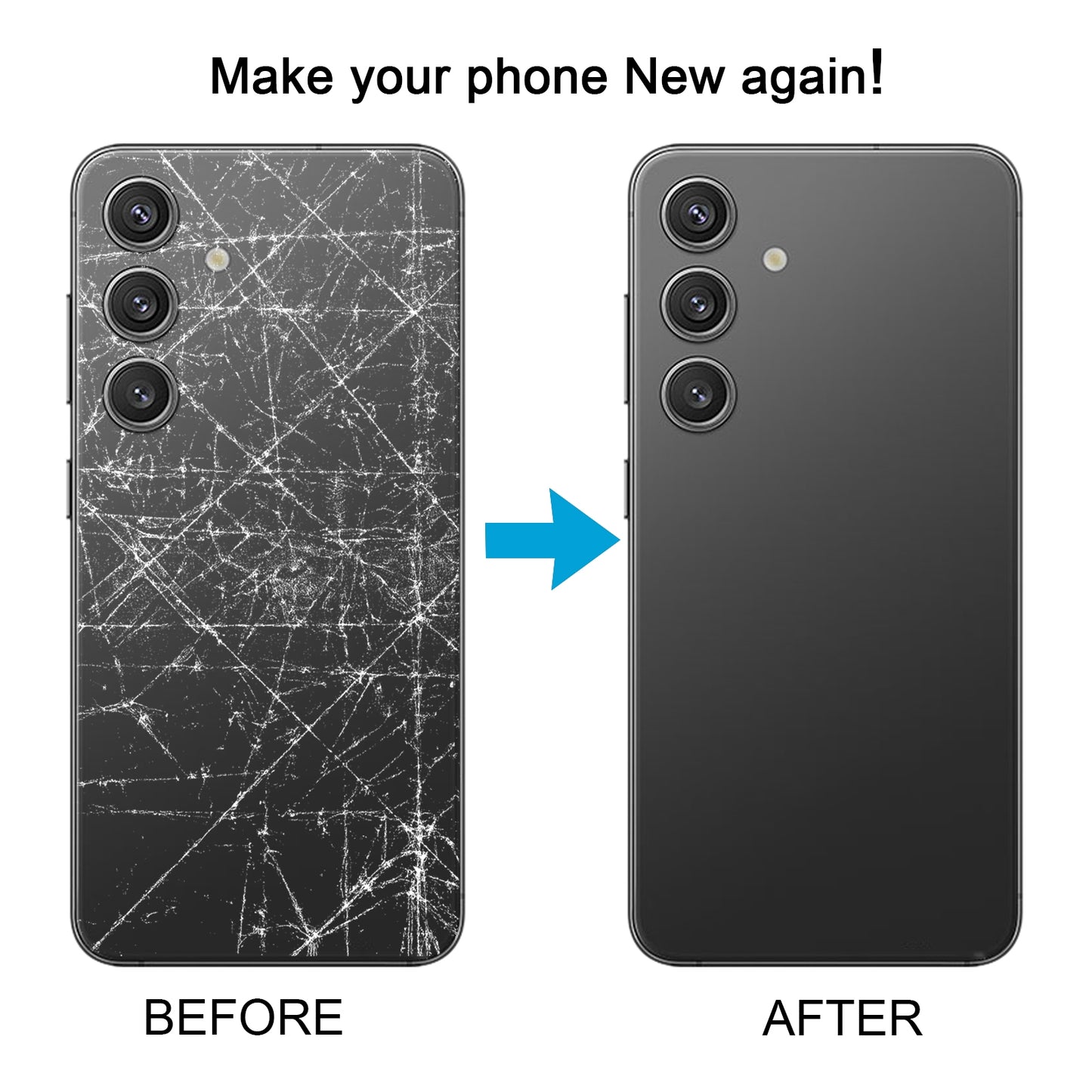 For Samsung Galaxy S24 SM-S921B OEM Battery Back Cover(Black)