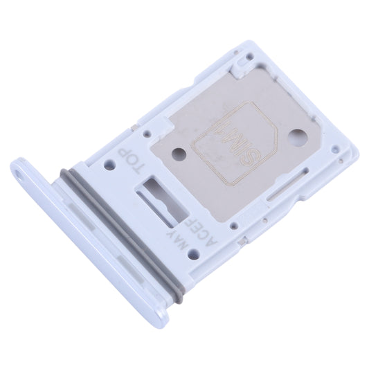 For Samsung Galaxy A35 SM-A356B Original SIM Card Tray + SIM / Micro SD Card Tray (Silver)