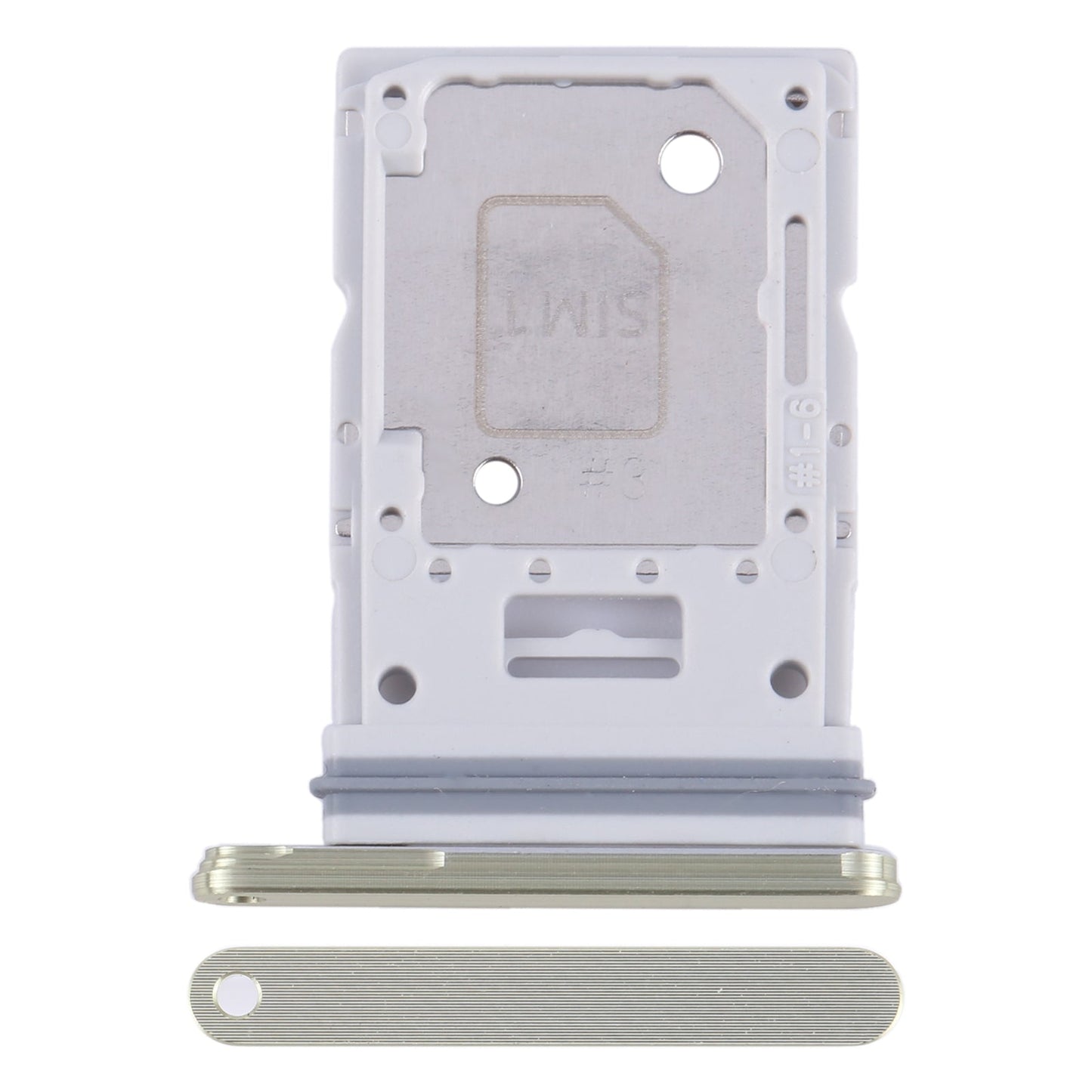 For Samsung Galaxy A55 SM-A556B Original SIM Card Tray + SIM / Micro SD Card Tray (Green)