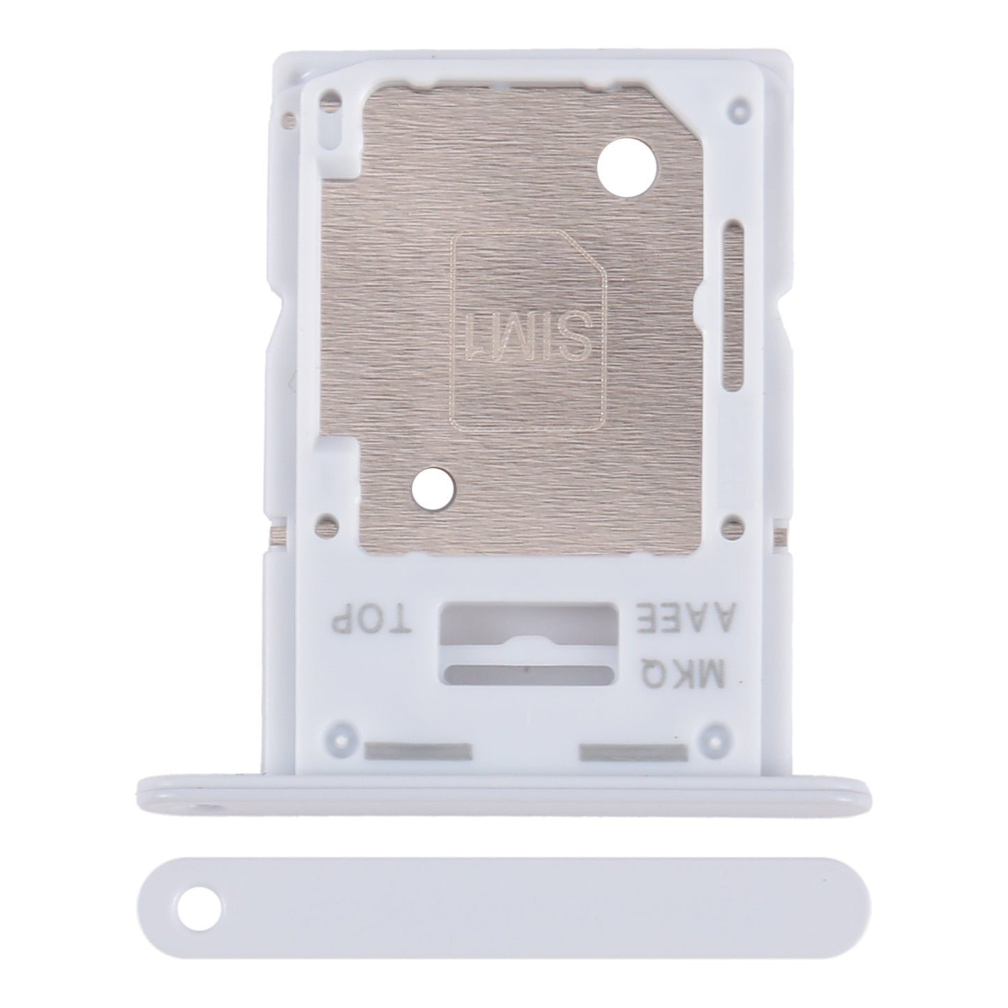 For Samsung Galaxy A15 4G SM-A155F Original SIM Card Tray + SIM / Micro SD Card Tray (Baby Blue)