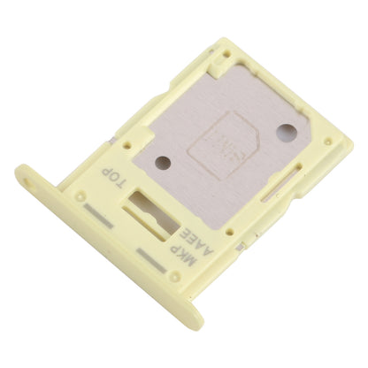For Samsung Galaxy A15 4G SM-A155F Original SIM Card Tray + SIM / Micro SD Card Tray (Yellow)
