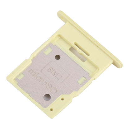 For Samsung Galaxy A15 4G SM-A155F Original SIM Card Tray + SIM / Micro SD Card Tray (Yellow)