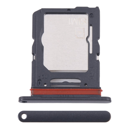 For Samsung Galaxy M55 SM-M556B Original SIM Card Tray + SIM Card Tray / Micro SD Card Tray (Black)