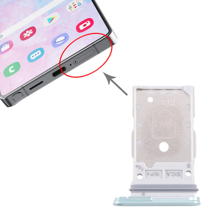 For Samsung Galaxy S25 / S25+ SM-S931/S936 Original SIM Card Tray + SIM Card Tray (Green)
