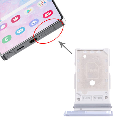 For Samsung Galaxy S25 / S25+ SM-S931/S936 Original SIM Card Tray + SIM Card Tray (Silver)