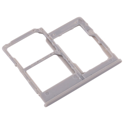 For Galaxy A40 SIM Card Tray + SIM Card Tray + Micro SD Card Tray (Grey)