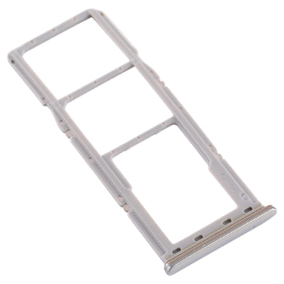 For Galaxy A70 SIM Card Tray + SIM Card Tray + Micro SD Card Tray (Grey)
