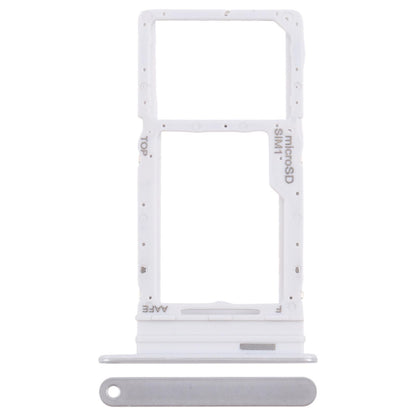 For Samsung Galaxy A16 SM-A165F Original SIM Card Tray + Micro SD Card Tray (Silver)