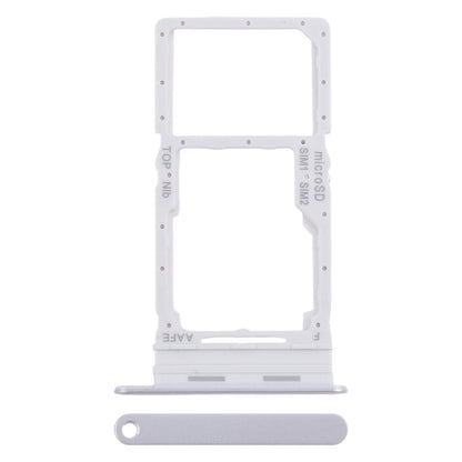 For Samsung Galaxy A16 SM-A165F Original SIM Card Tray + SIM / Micro SD Card Tray (Silver)