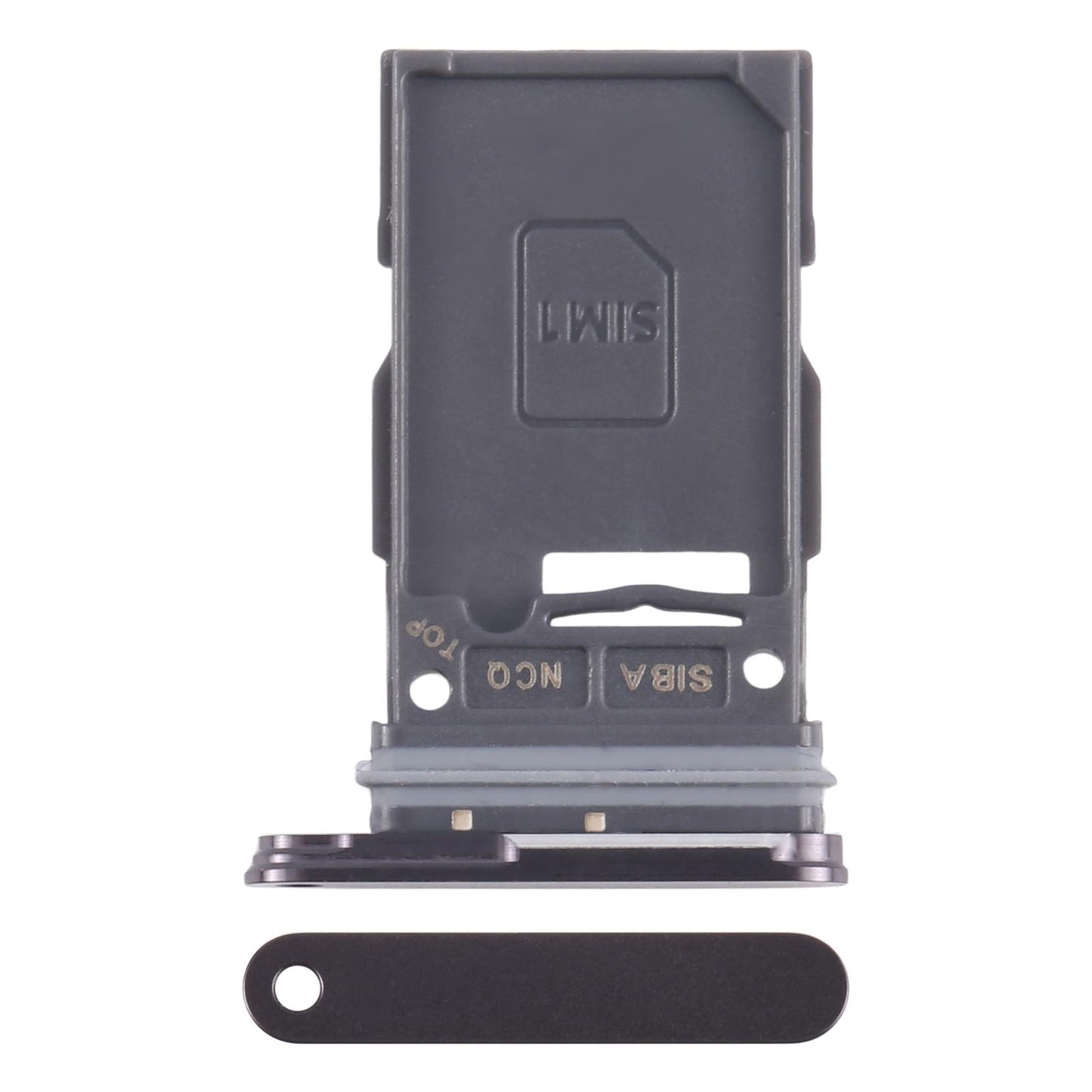 For Samsung Galaxy S24 SM-S921U Original SIM Card Tray (Grey)