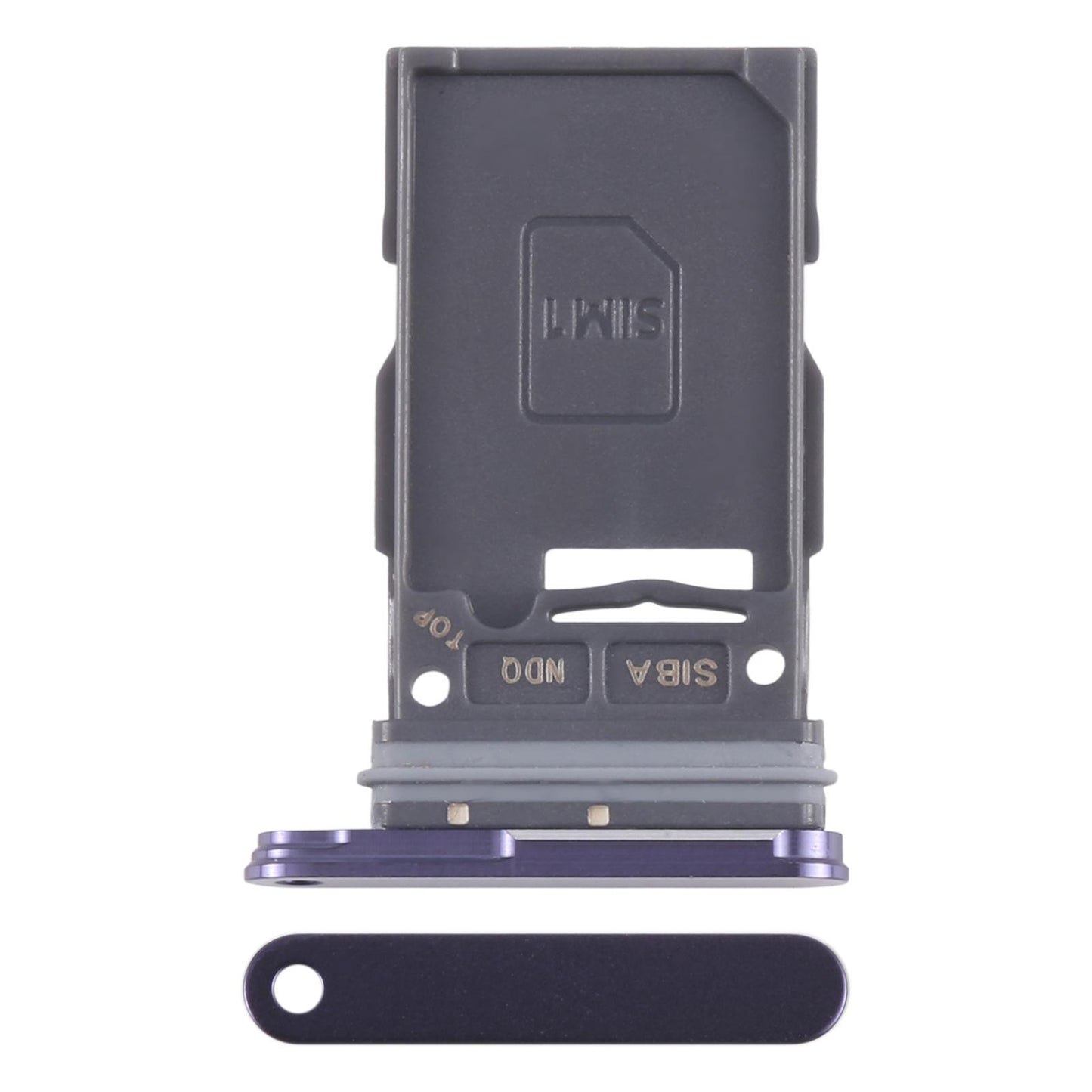 For Samsung Galaxy S24 SM-S921U Original SIM Card Tray (Purple)