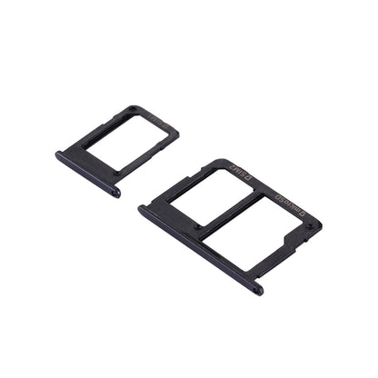 For Galaxy J5 Prime / G570 & J7 Prime / G610 SIM Card Tray + Micro SD & SIM Card Tray (Black)