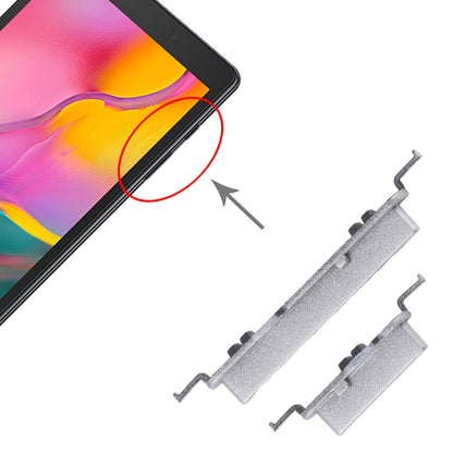 For Samsung Galaxy Tab A 8.0 SM-T380/T385 Original Power Button and Volume Control Button (Silver)