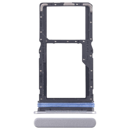 For Samsung Galaxy A06 5G SM-A066B Original SIM + SIM / Micro SD Card Tray (Silver)