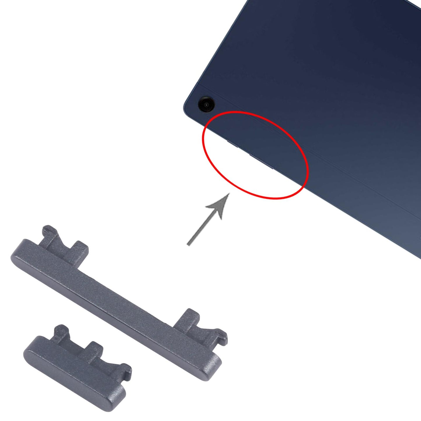 For Samsung Galaxy Tab A9+ SM-X215/X210 Original Power Button and Volume Control Button (Black)