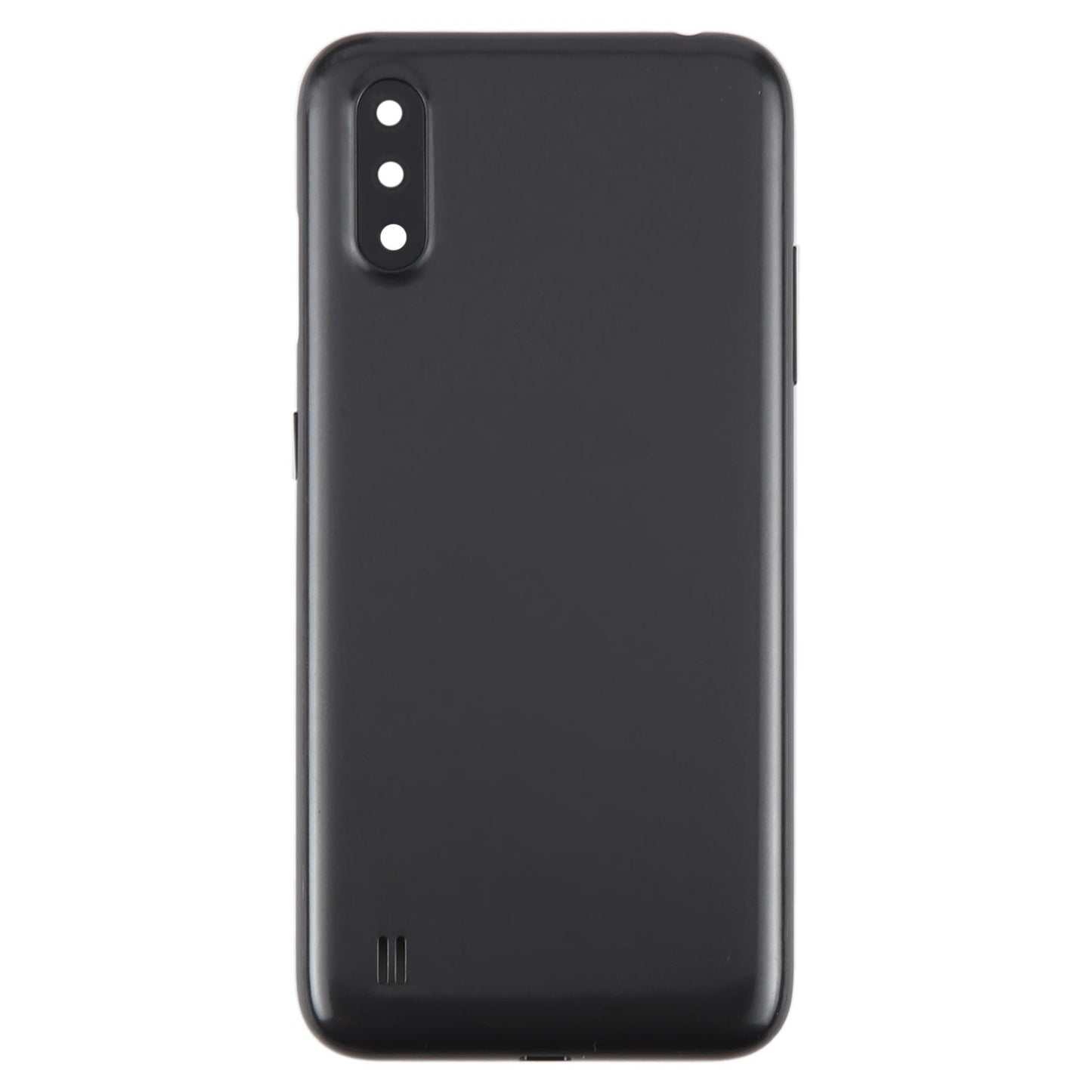 For Samsung Galaxy A01 SM-A015F Battery Back Cover with Camera Lens Frame(Gray)