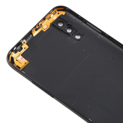For Samsung Galaxy A01 SM-A015F Battery Back Cover with Camera Lens Frame(Gray)