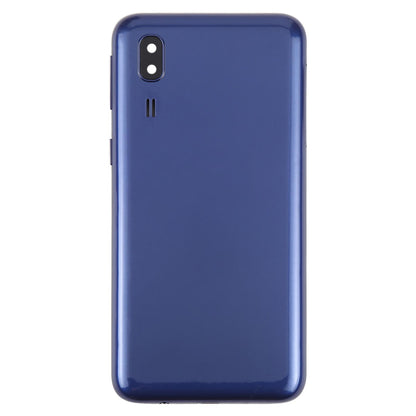 For Samsung Galaxy A2 Core SM-A260F Battery Back Cover with Camera Lens Frame(Blue)